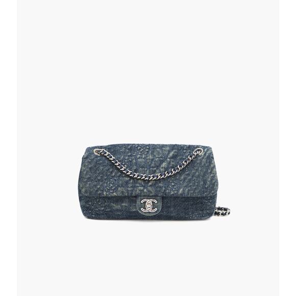 CHANEL Denim Seasonal Bag A-A27001 - Picture 1 of 11